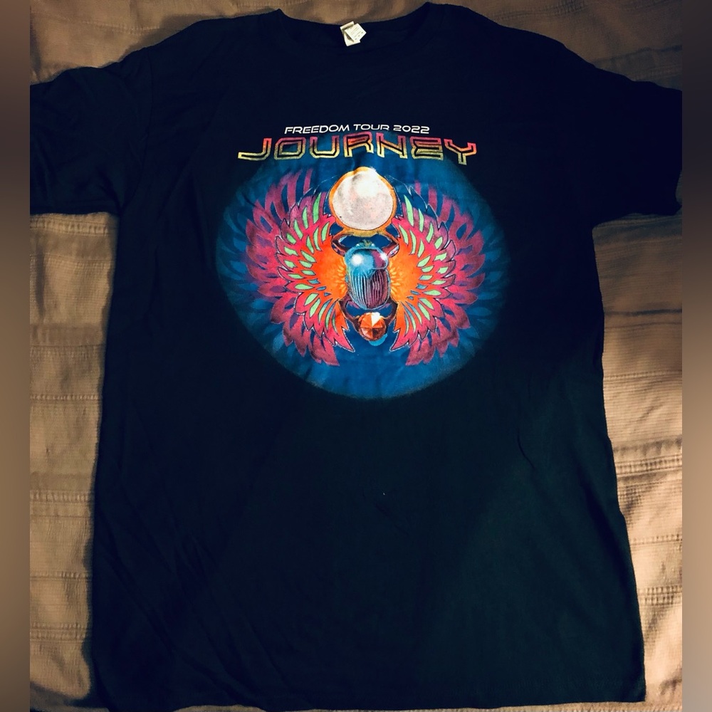 JOURNEY Freedom Tour 2022 with Toto Tshirt Men’s sz M Concert NEW
